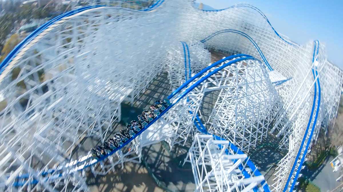 Hagukei White Whale Rollercoaster Nagashima Resort - Day Trips from Nagoya