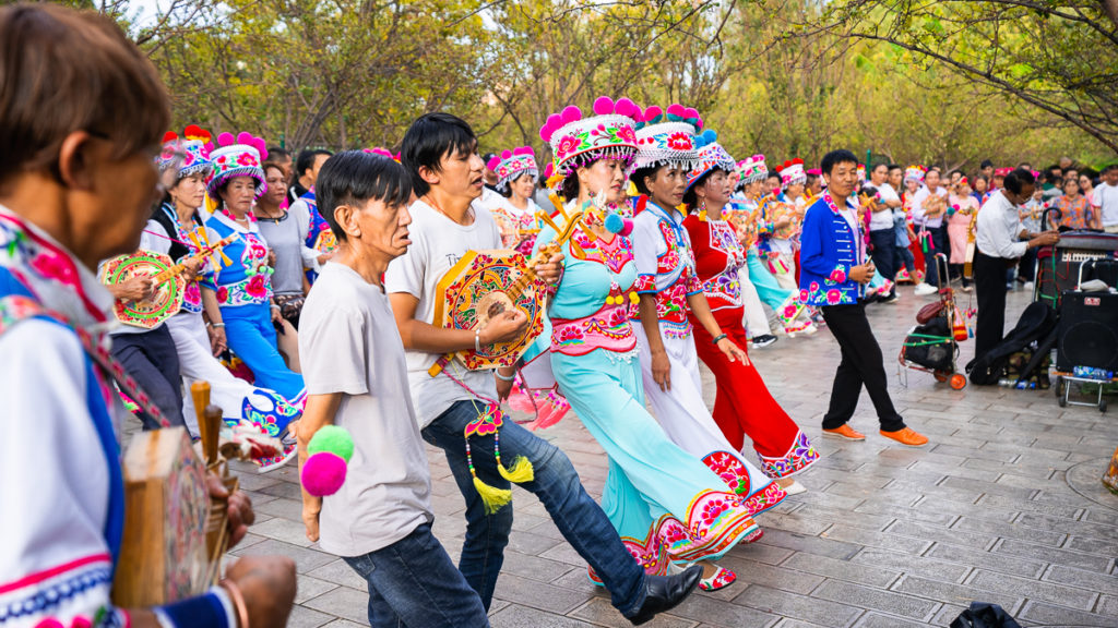 Local's dancing at Green Lake Park 