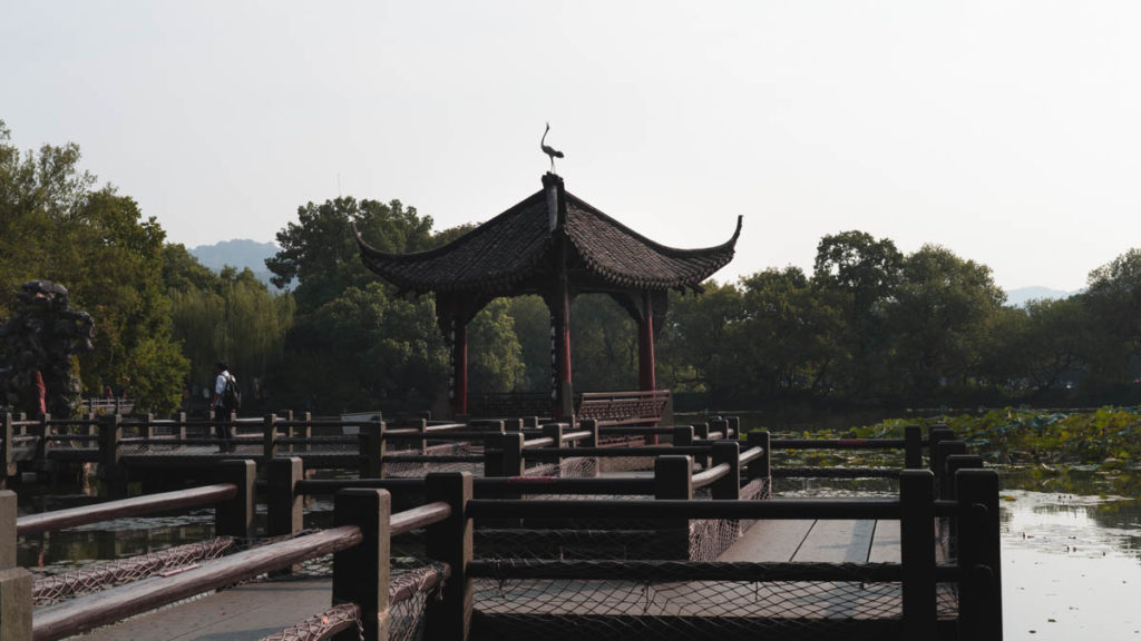 Three Pools Mirroring the Moon