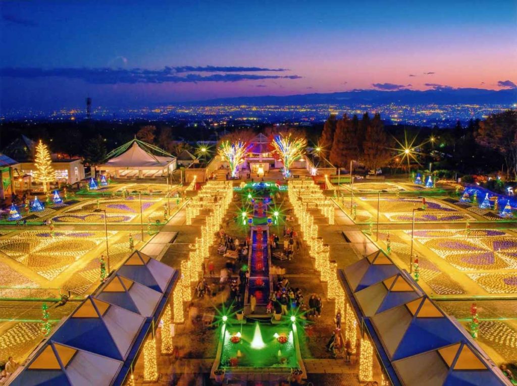 Winter illumination at the KANEKO SEEDS Gunma Flower Park - Where to go in Japan - Underrated Places near Narita Airport