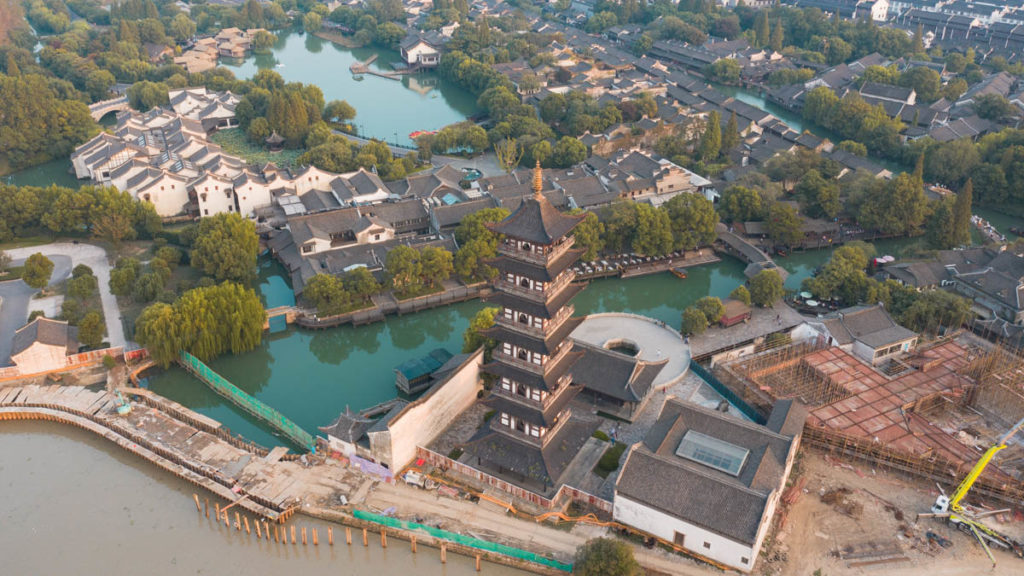 Wuzhen Old Street (Drone Shot) - Suzhou and Hangzhou Itinerary