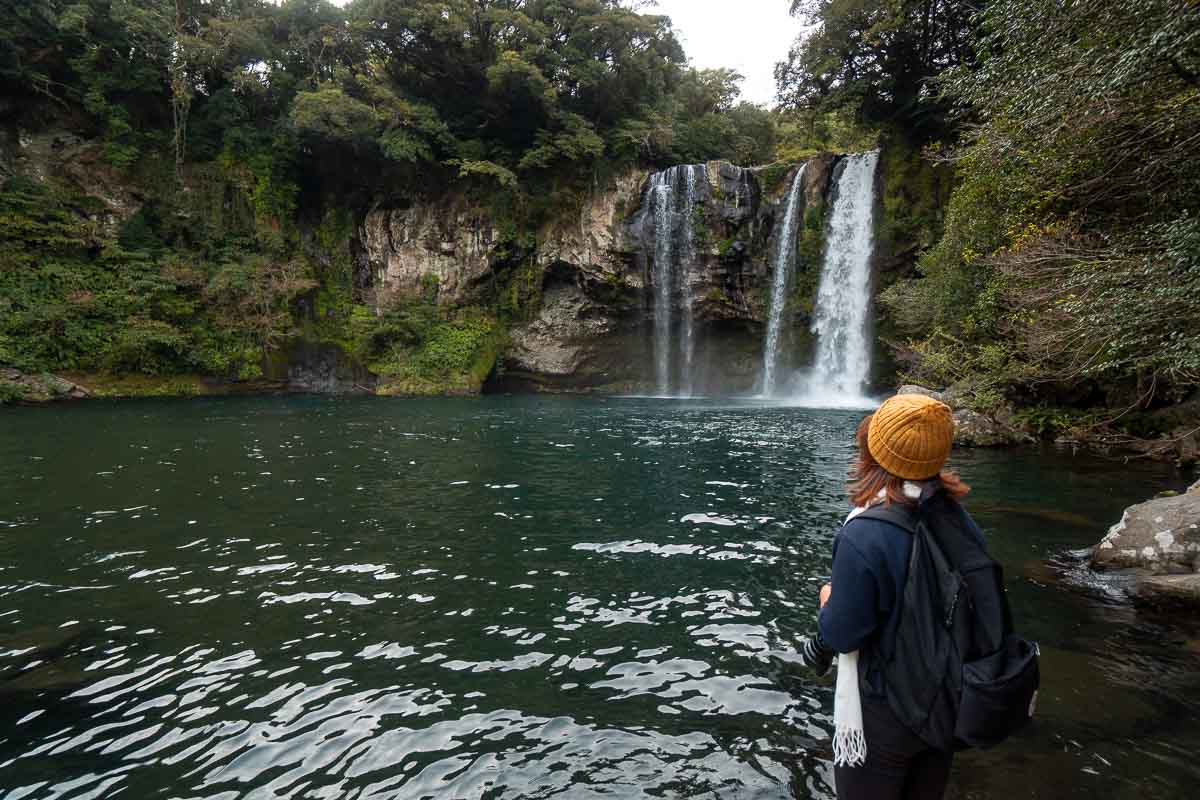 Cheonjiyeon Waterfall - Jeju Itinerary