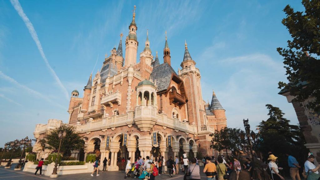 Disney Castle (Backview) - Shanghai Disneyland Guide