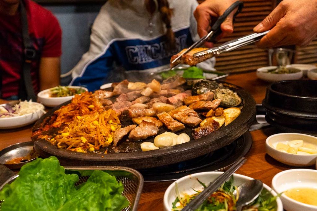 Jeju KBBQ Black Pork Street Hwaro Hyang - Jeju Itinerary