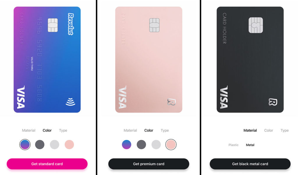 What cards are accepted by Revolut?