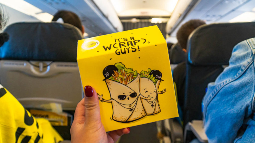 Scoot Inflight Meals 