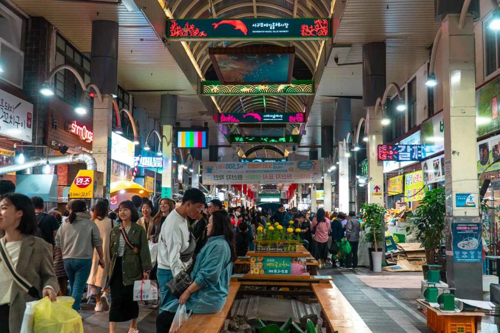 Seogwipo Maeil Olle Market - Jeju Itinerary