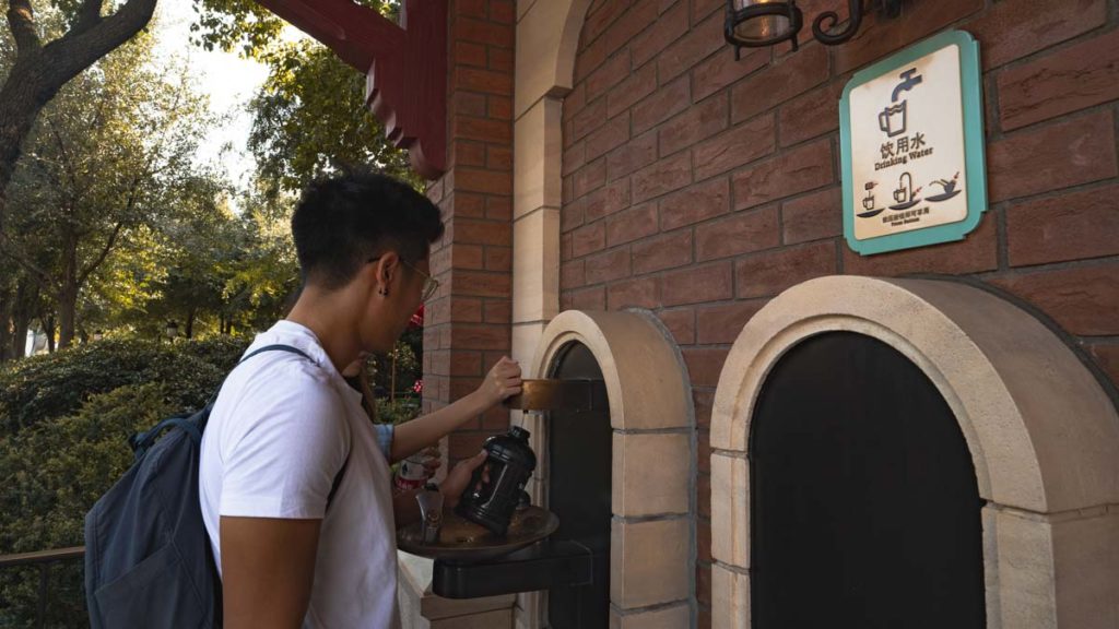 Free Water Cooler - Tips for Disneyland