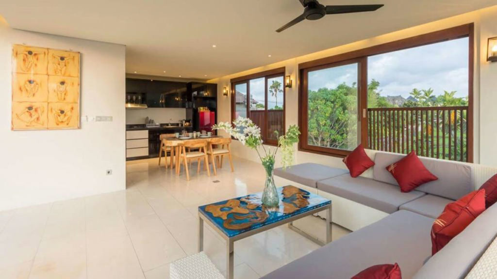 Seminyak Mokko Suite Villas Bali Living Room - Where to stay in Bali