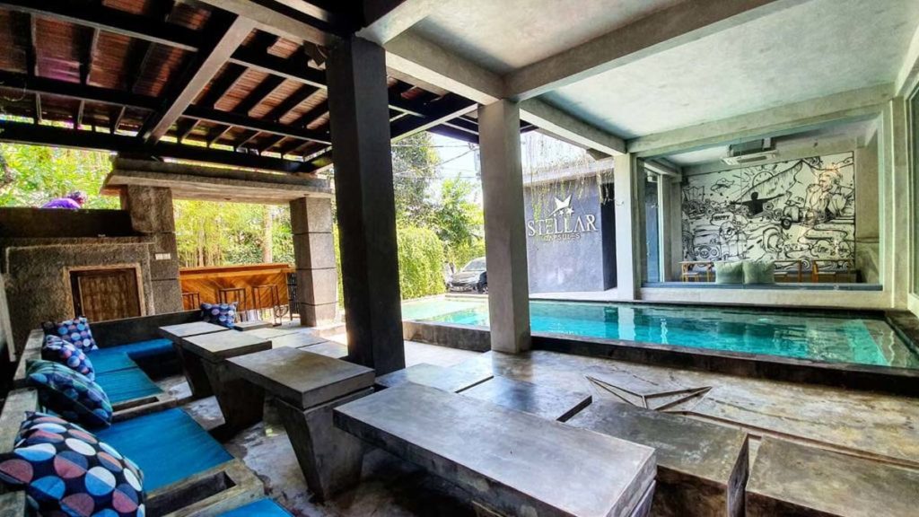 Seminyak Stellar Capsules Hostel Swimming Pool - Where to stay in Bali