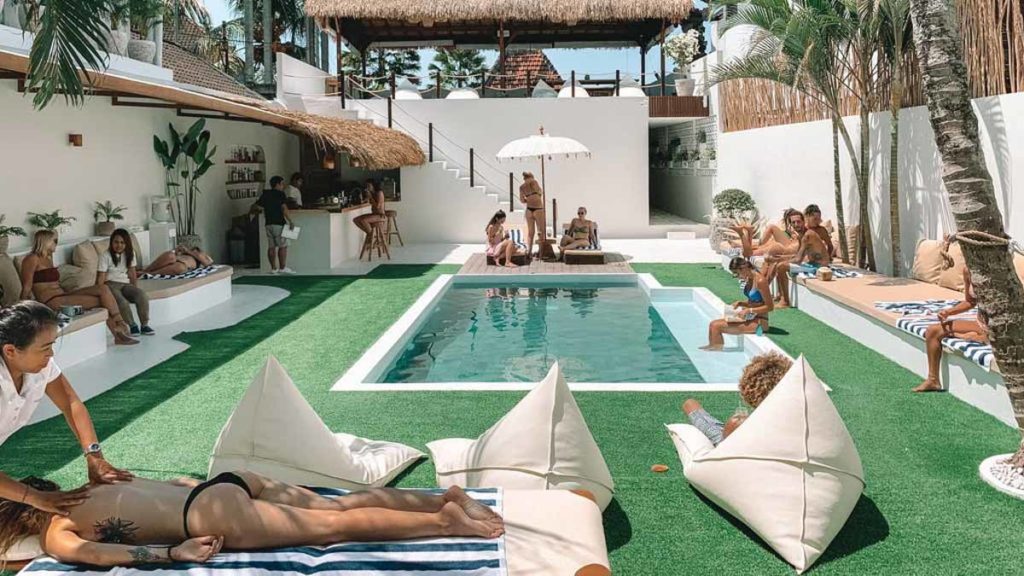 Ubud Arya Hostels Swimming Pool - Where to stay in Bali