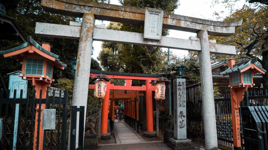 Vermilion Torii Gates of Hanazono Inari Shrine Ueno Park Tokyo - Japan Travel Tips Peak Season