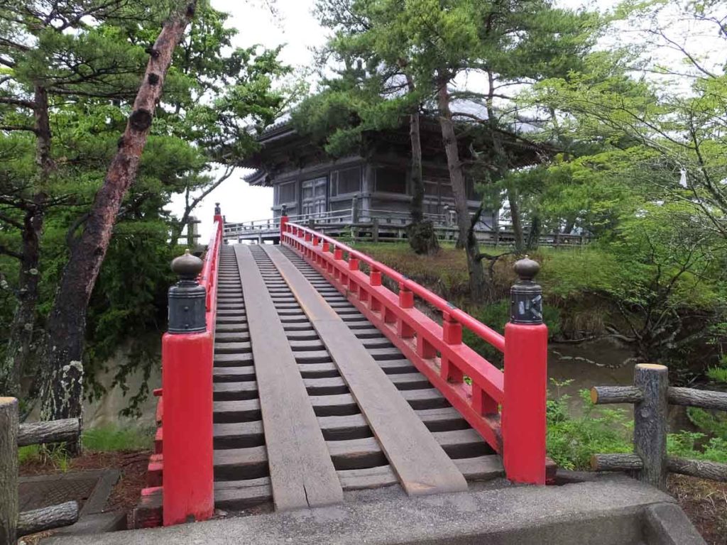 Godaido Temple Bridge - South Tohoku Japan Guide