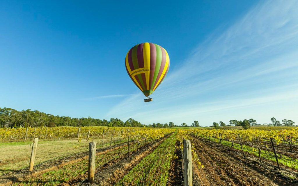 Hunter Valley Hot Air Balloon - NSW Australia Itinerary