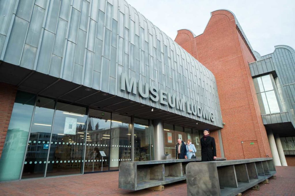 Museum Ludwig entrance in Cologne - Germany Itinerary