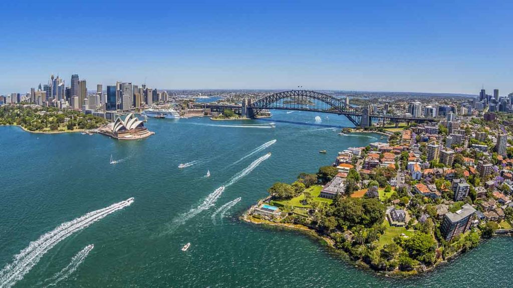 Aerial Shot of Sydney - Things to Do in Sydney