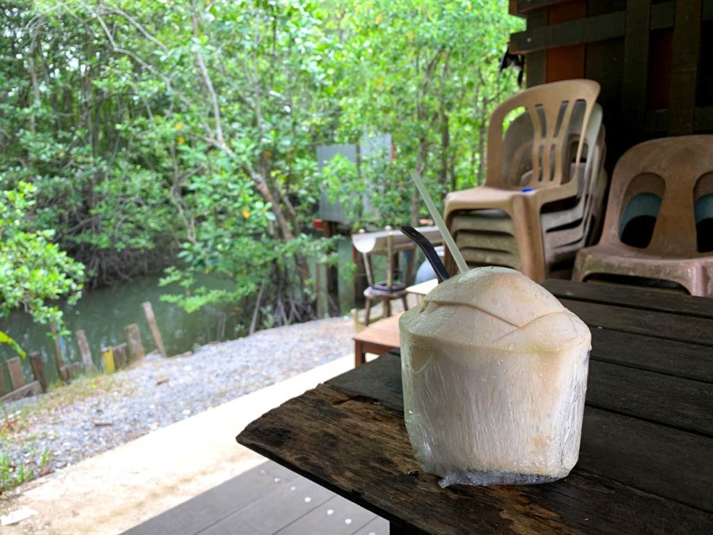 Ah Ma Drink Stall Coconut - Pulau Ubin Guide