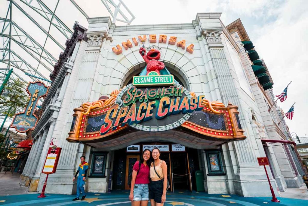 Elmo Spaghetti Space Chase - Universal Studios Singapore