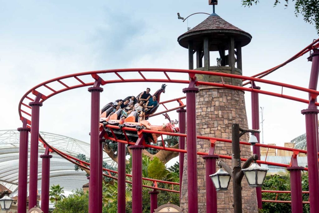 universal studios singapore roller coaster