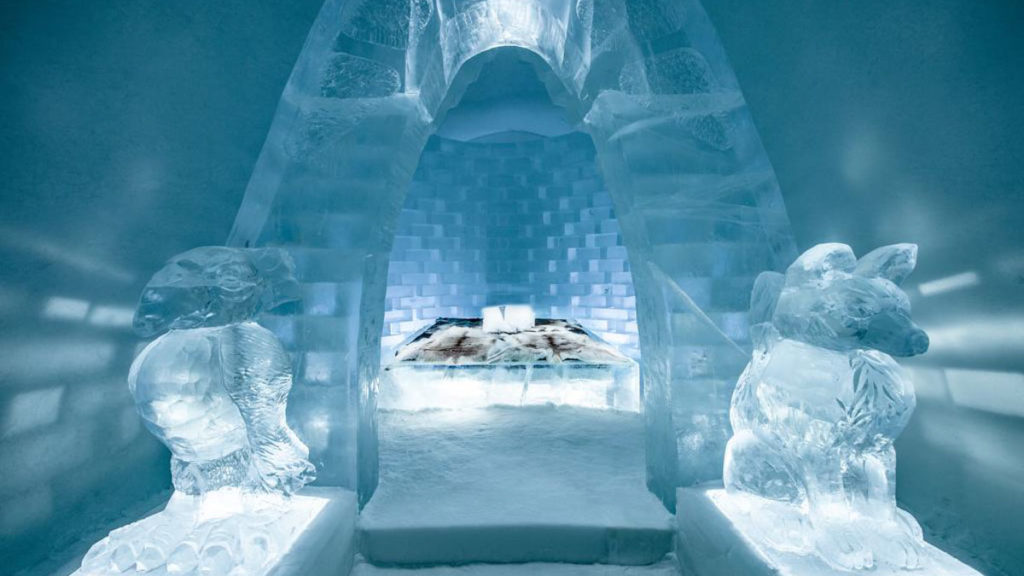 Ice Hotel Jukkasjarvi Sweden - Winter