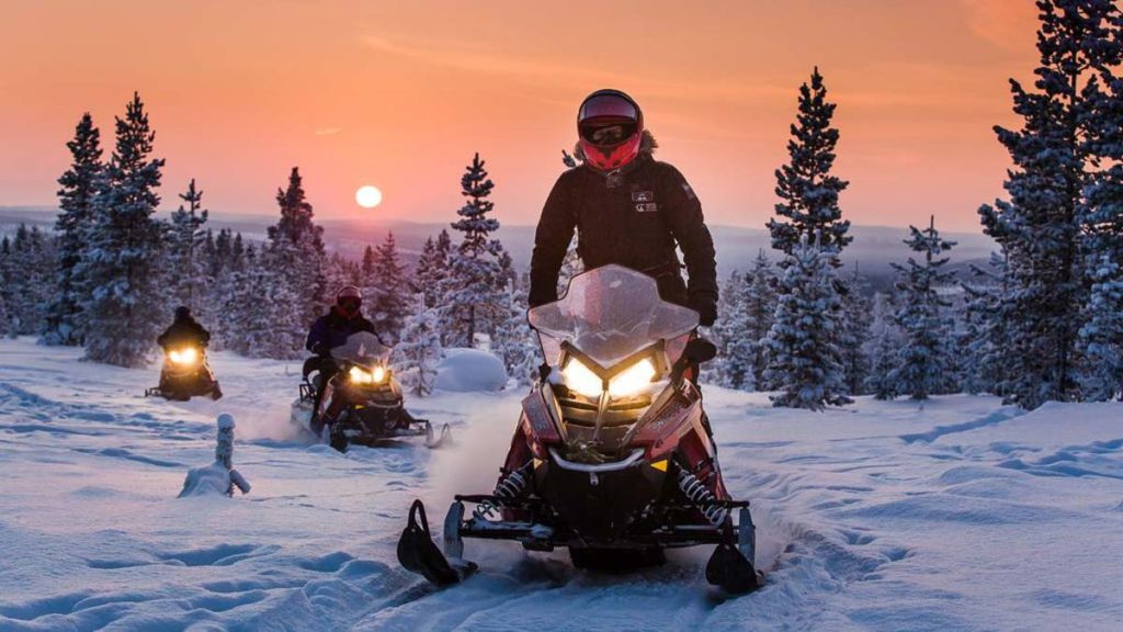 Ivalo Finland Aurora Village Ivalo Snowmobile Rental - Winter Activities