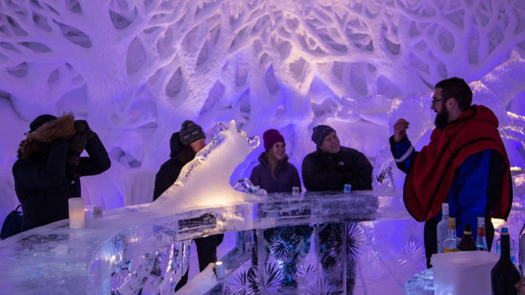 Kirkenes Norway Snowhotel Kirkenes Ice Bar - Winter