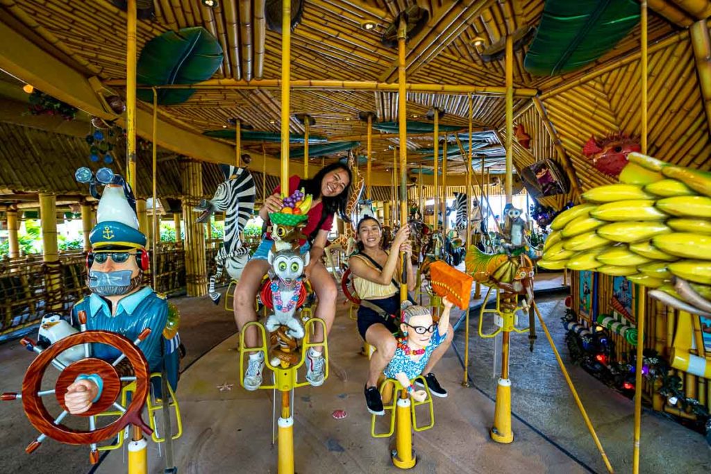 Madagascar Merry Go Round at Universal Studios Singapore - SingapoRediscovers Vouchers for Singapore Attractions