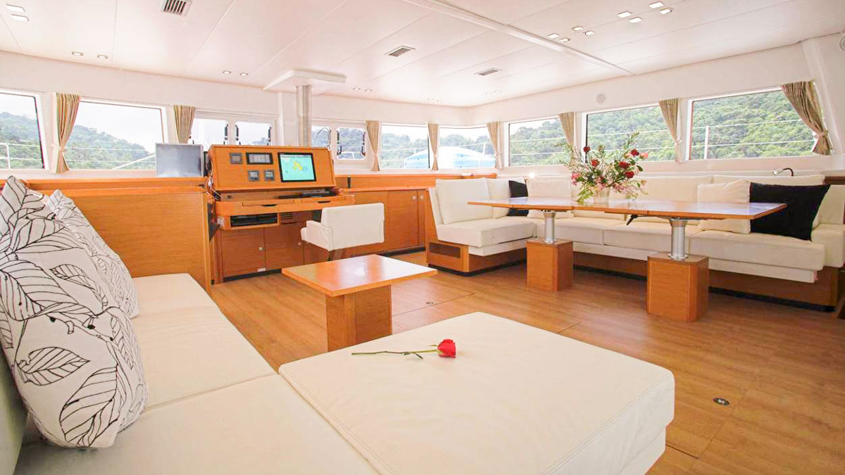 Marine Bookings Yacht Interior - Non-touristy things to do in Singapore 
