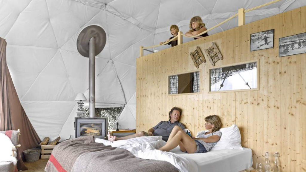 Monthey Switzerland Whitepod Family Room - Snow Hotels