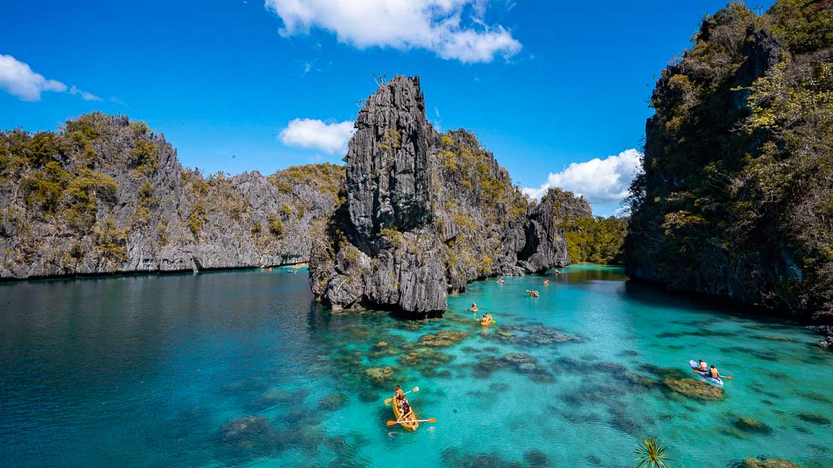 big lagoon kayaking - things to do in Palawan, Philippines