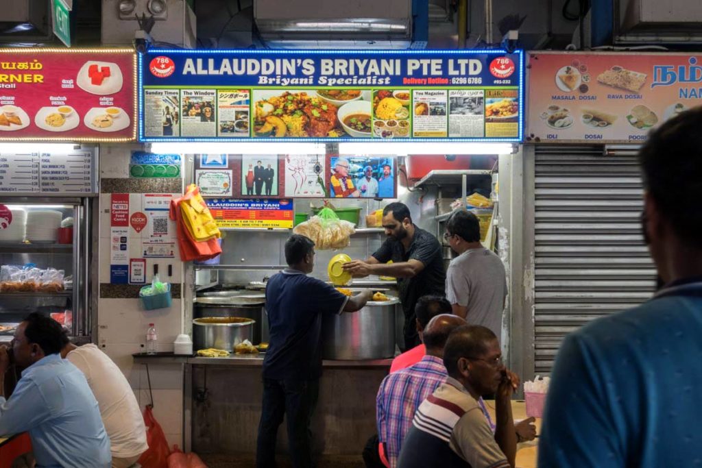 Allauddins Briyani Stall - Singapore things to eat
