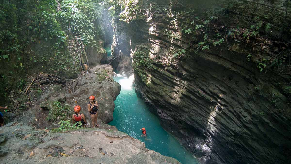 Canyoneering in Badian