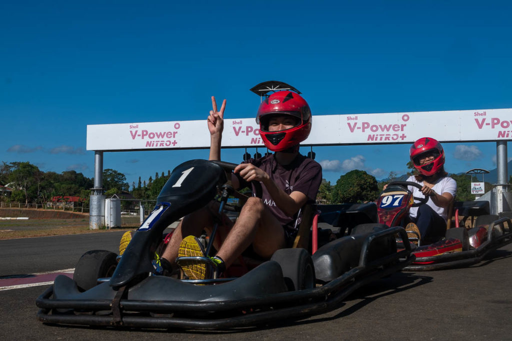 Friends preparing to race at Palawan International Circuit - Puerto Princesa Itinerary