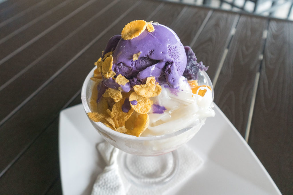 Halo Halo Yam Icecream - Things to eat in Cebu