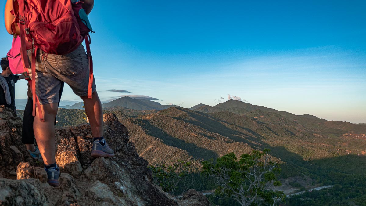 Hiking to catch the sunrise at Mount Magarwak - things to do in El Nido