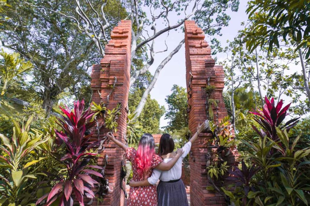 Fort Canning Park Sang Nila Utama Garden Bali Gates of Heaven - Singapore Staycations