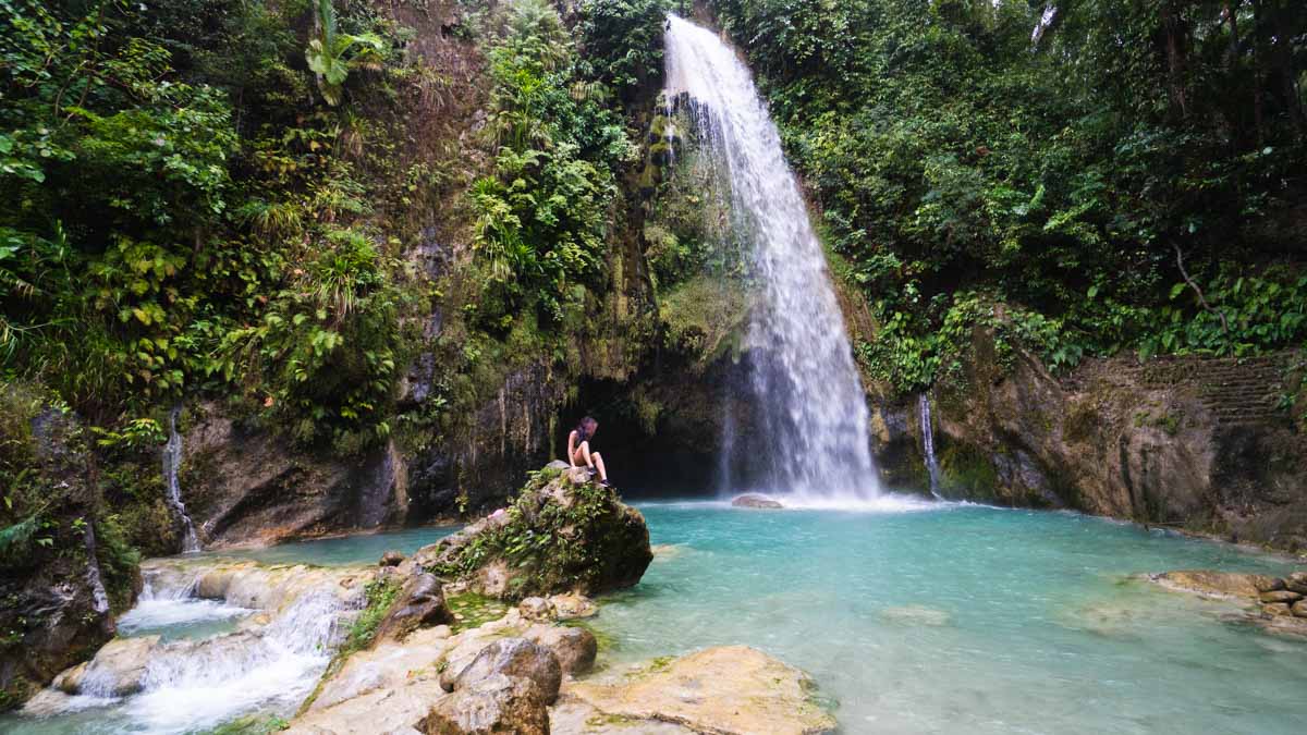Inambakan Level 1 - Best waterfalls in Cebu, Philippines