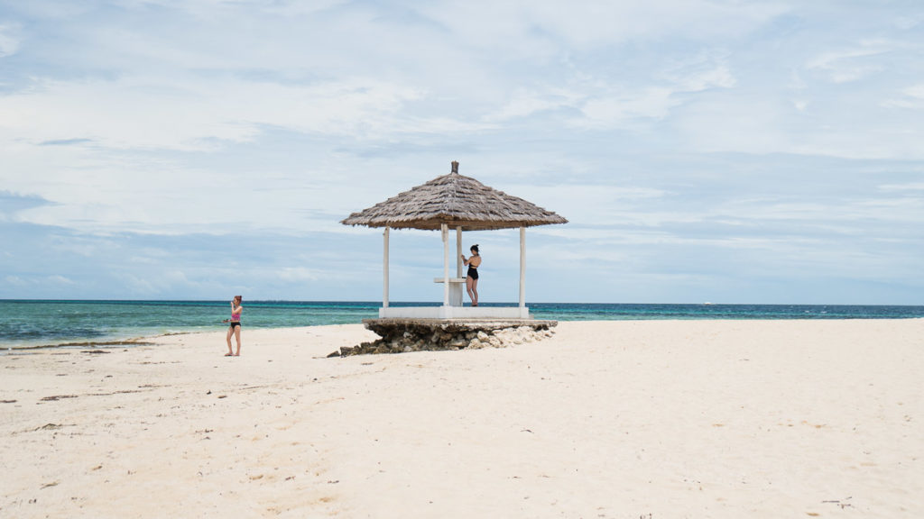 Shelter on a beach