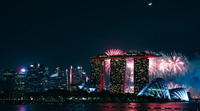 Marina Bay Skyline Night Singapore Itinerary