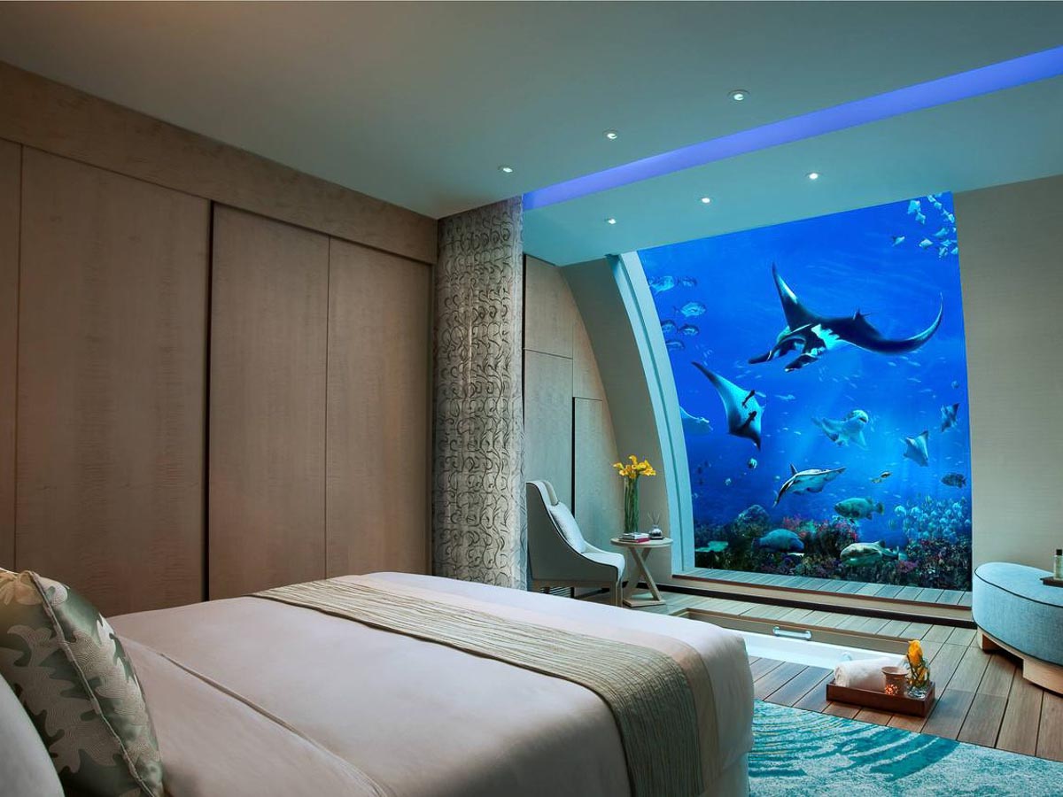 Ocean Suite with live aquarium Resorts World Sentosa - Staycation in Singapore 