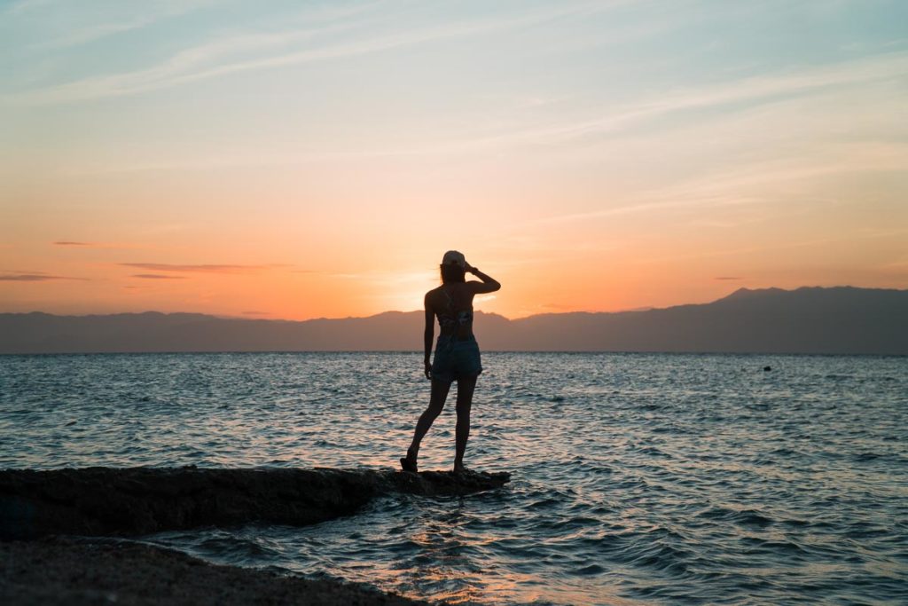 Sunset on Pangsama Beach - Cebu Itinerary