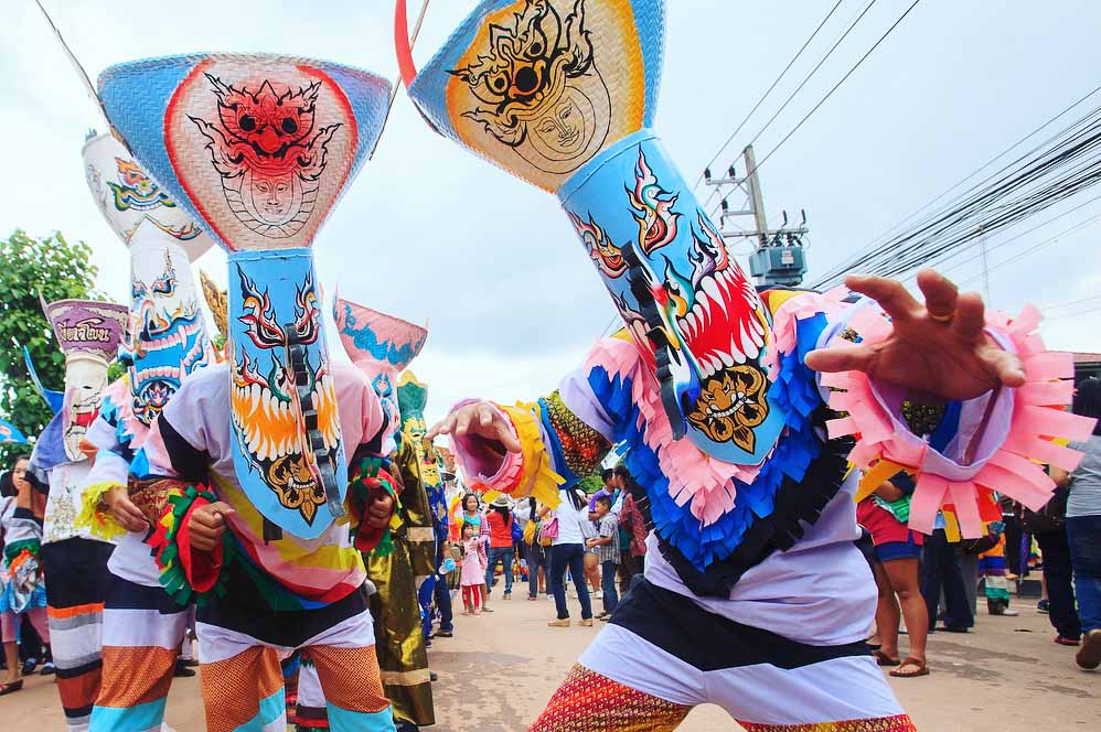 Phi Ta Khon Festival in Loei - Instagrammable Places in Thailand