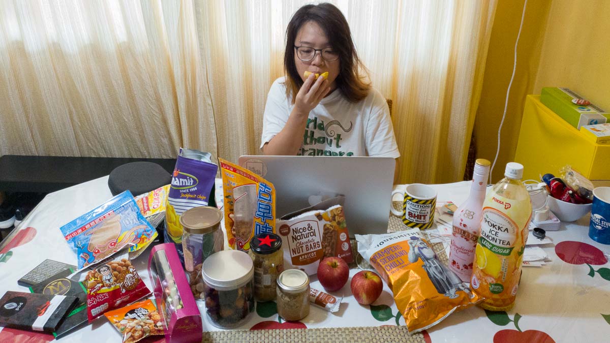 Snacking too much - Working from Home
