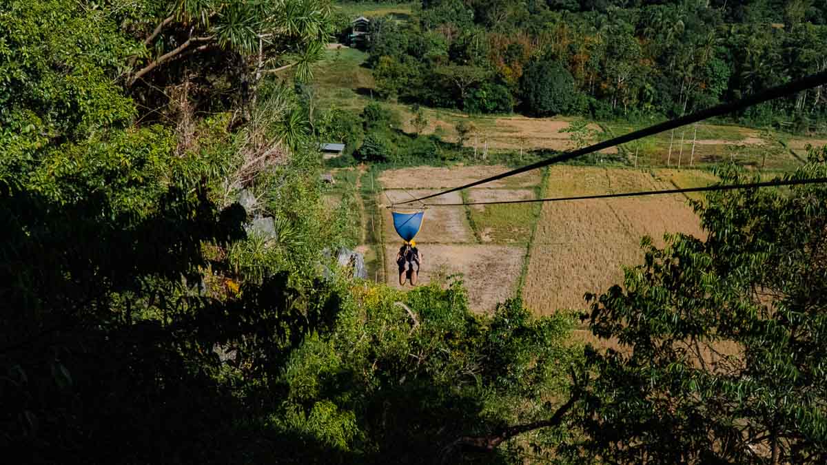 Superman Ziplining in Puerto Princesa - Things to do in Palawan