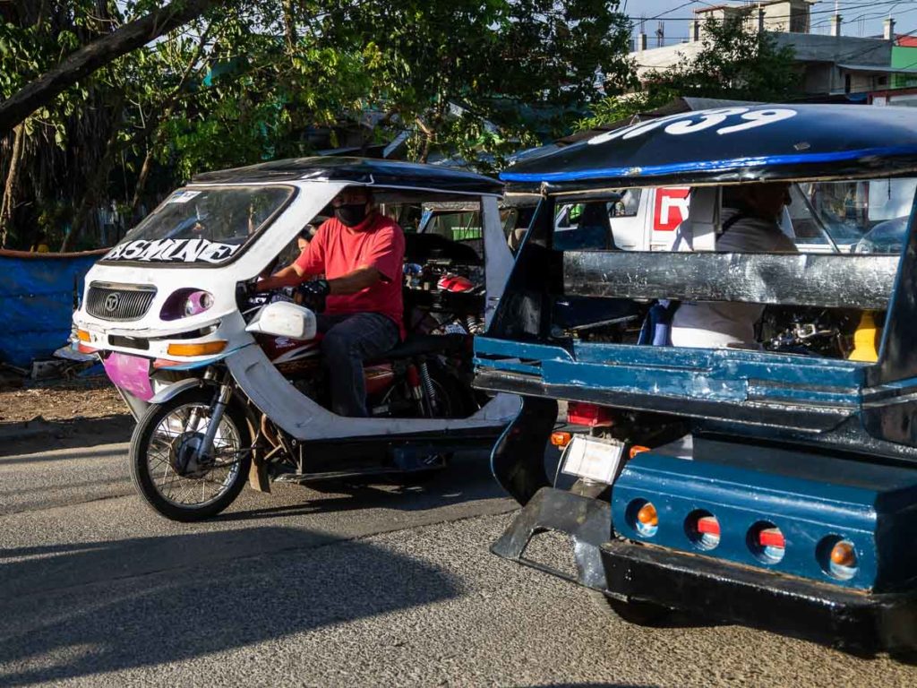 Trikes in Puerto Princesa three-wheeled vehicles-  Puerto Princesa Itinerary 