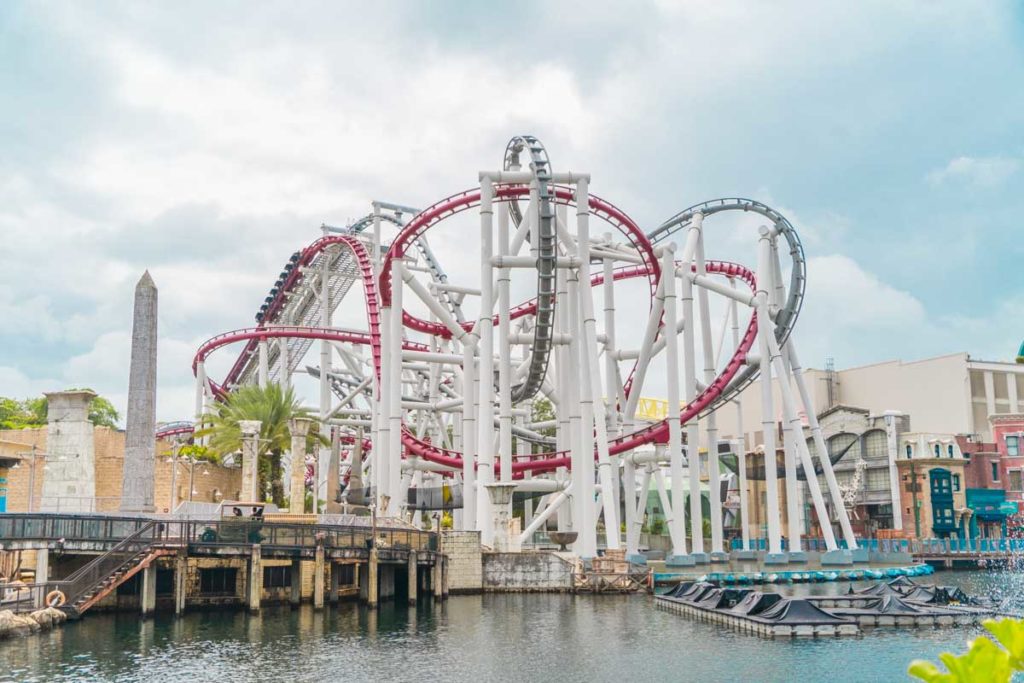 Battlestar Galatica Human and Cylon Roller Coaster at Universal Studios Singapore - SingapoRediscovers Vouchers