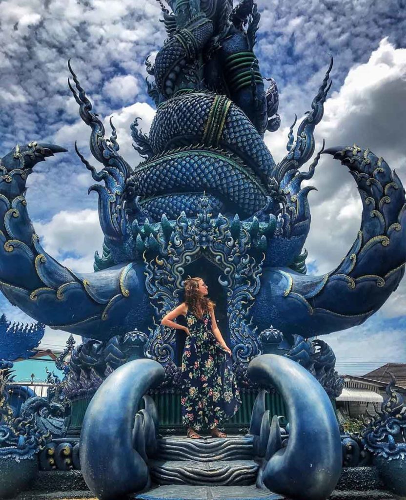 Wat Rong Seua Ten in Chiang Rai - Instagrammable Places in Thailand