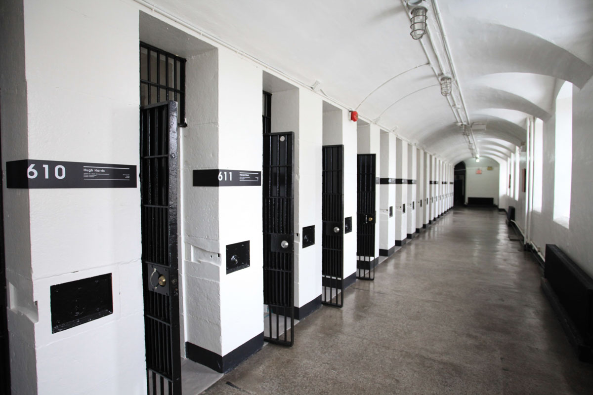 Corridor at HI Ottawa Jail Hostel - Jail-Themed Hostels and Hotels Around the World