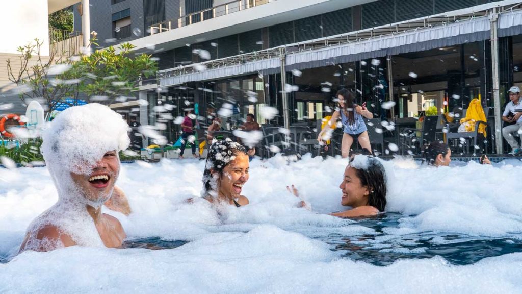 Foam Party at Cassia Bintan - Travel Based On Your Horoscope