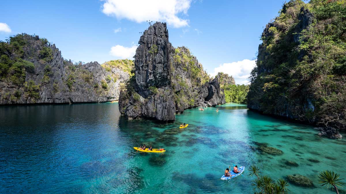 Kayaking around Big Lagoon in Philippines - Reasons to visit Singapore